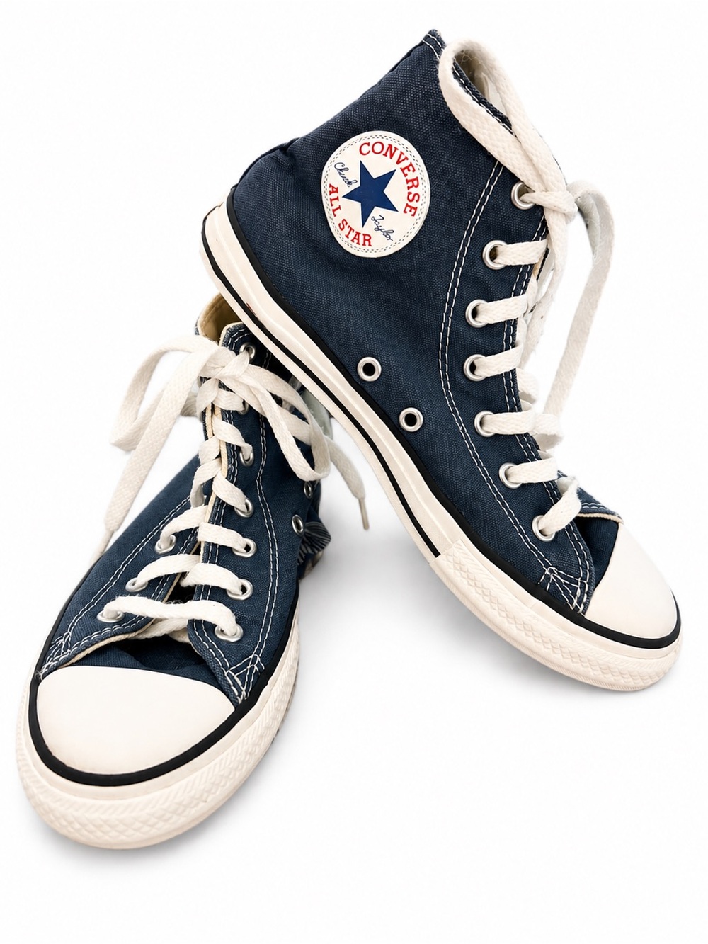 Converse Chuck Taylor All Star High Top Sneakers Navy Youth Size 3